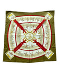 Hermes Scarf Carre 90 100% Silk les Allure Deux Cheval