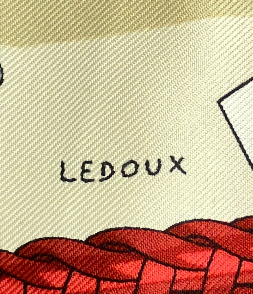 Hermes Scarf Carre 90 100% Silk les Allure Deux Cheval — view 5