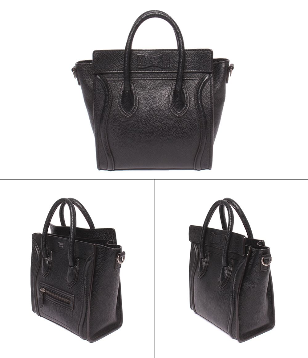 Celine 2-Way Shoulder Bag Strap Crossbody Luggage Nano — view 2