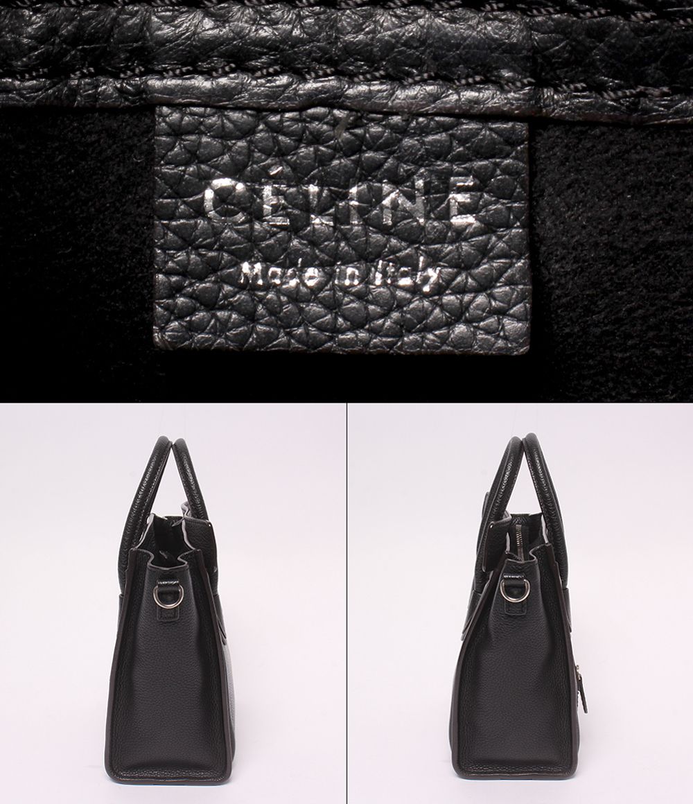 Celine 2-Way Shoulder Bag Strap Crossbody Luggage Nano — view 4