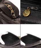 Chanel Chain Shoulder Bag Lambskin Gold Quilted — view 6