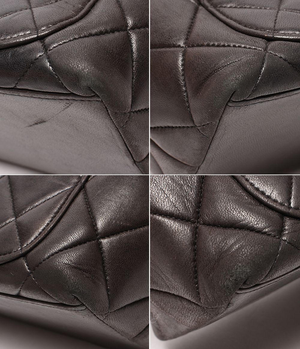 Chanel Chain Shoulder Bag Lambskin Gold Quilted — view 5