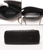 Chanel Chain Shoulder Bag Lambskin Gold Quilted — view 3