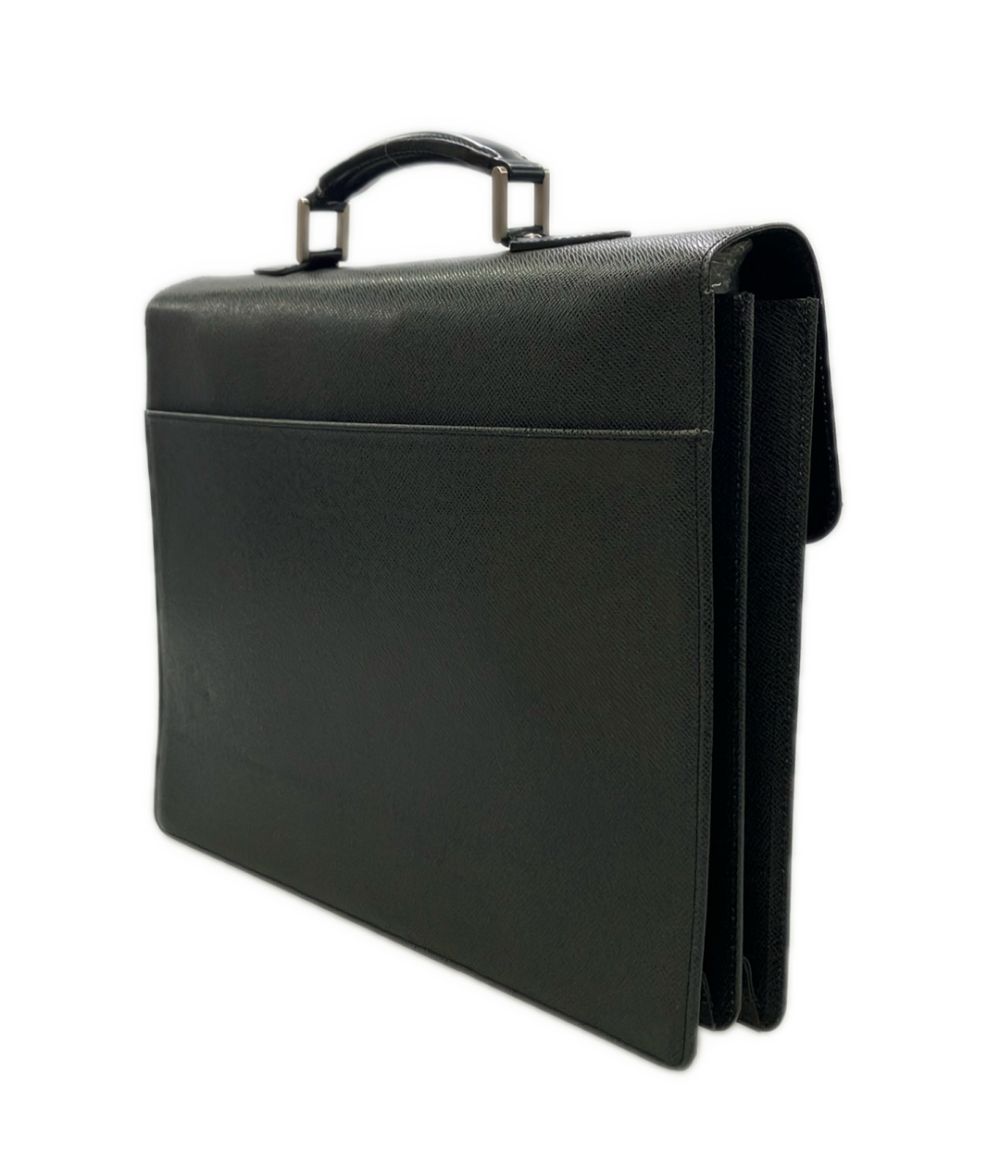 Louis Vuitton Business Briefcase Serviette Moss Edge coating Taiga — view 3