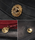 Chanel Chain Shoulder Bag Cover Gold Lambskin Half Moon — view 6