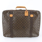 Louis Vuitton Monogram Satellite 60 Leather Boston Bag Tote Carry