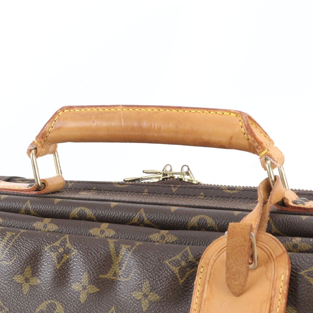 Louis Vuitton Monogram Satellite 60 Leather Boston Bag Tote Carry — view 2