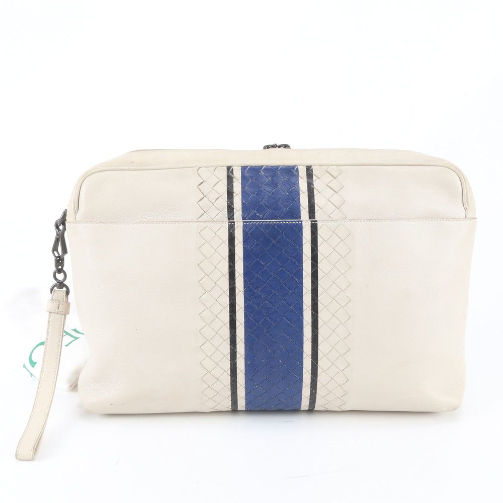 Bottega Veneta Intrecciato Leather Clutch Pouch Business