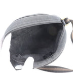 Gucci Leather Canvas Shoulder Bag Hand — view 7
