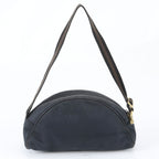 Gucci Leather Canvas Shoulder Bag Hand — view 3