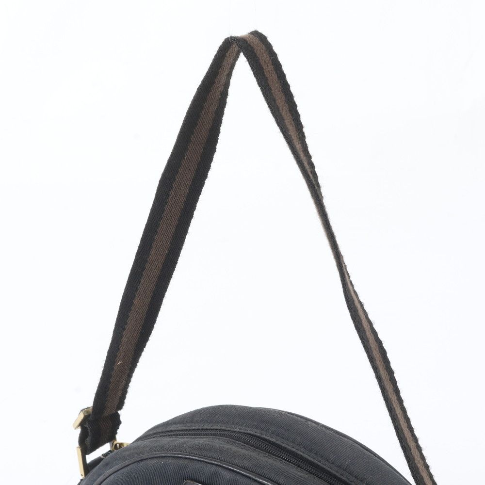 Gucci Leather Canvas Shoulder Bag Hand — view 2