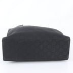 Gucci Bamboo GG Nylon 002 Leather Handbag Tote Black — view 6