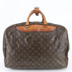 Louis Vuitton Monogram Alize de Poche Leather Boston Bag Tote Carry — view 3
