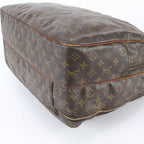 Louis Vuitton Monogram Alize de Poche Leather Boston Bag Tote Carry — view 4