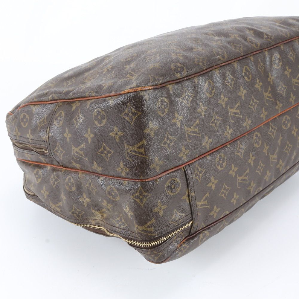 Louis Vuitton Monogram Alize de Poche Leather Boston Bag Tote Carry — view 5