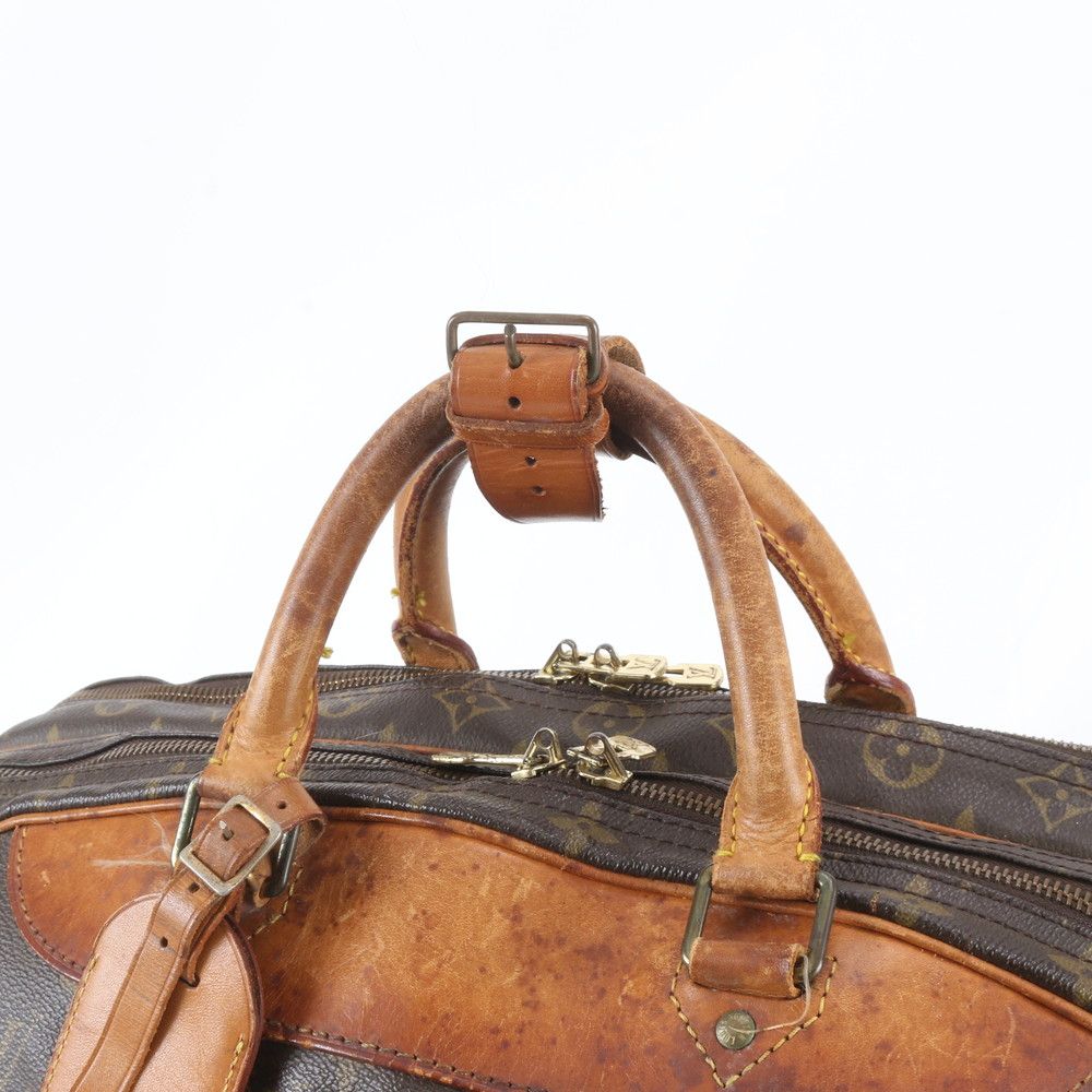 Louis Vuitton Monogram Alize de Poche Leather Boston Bag Tote Carry — view 2