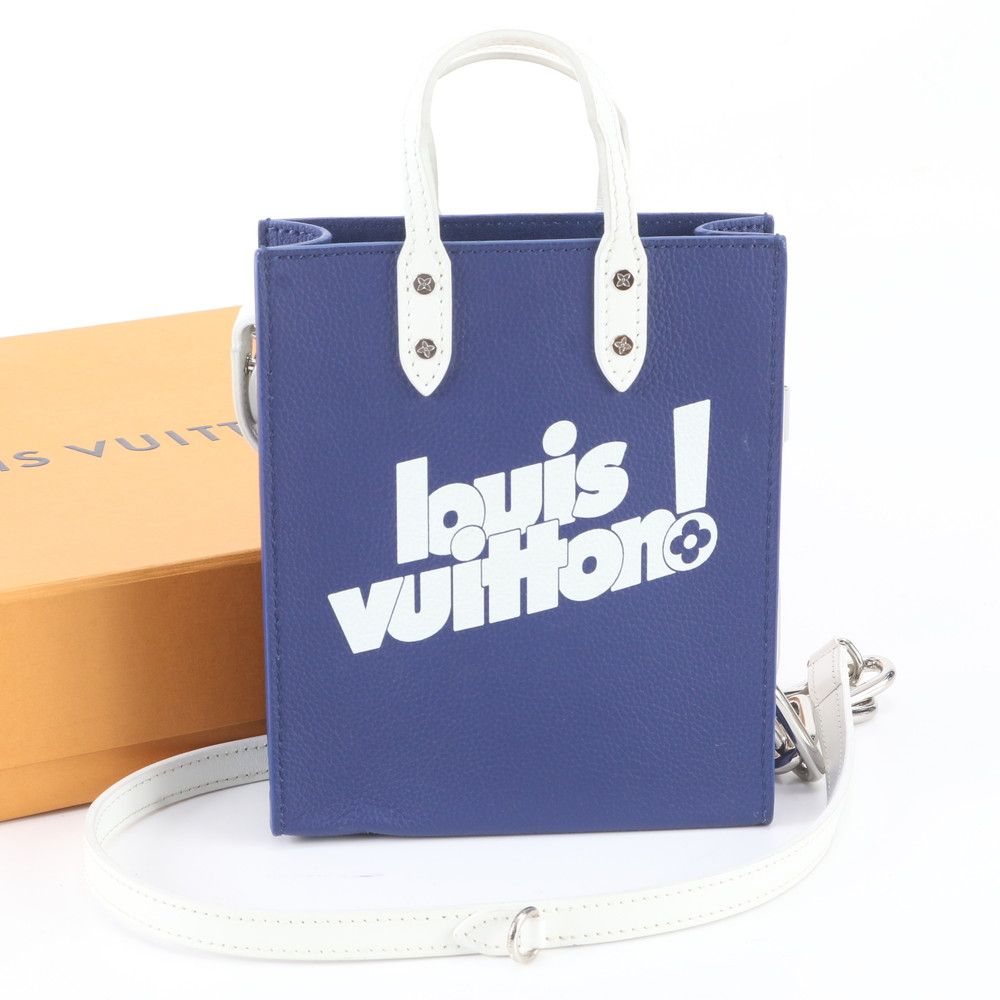 Louis Vuitton Everyday LV Sac Plat XS Leather 2-Way Shoulder Bag Crossbody