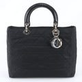 Dior Cannage Lady Leather Tote Shoulder Hand Bag