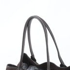 Gucci Sherry Line GG Nylon Leather Tote Shoulder Hand Bag — view 2