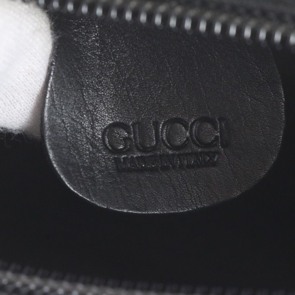 Gucci Vintage Leather Shoulder Bag Crossbody Hand Tote — view 8