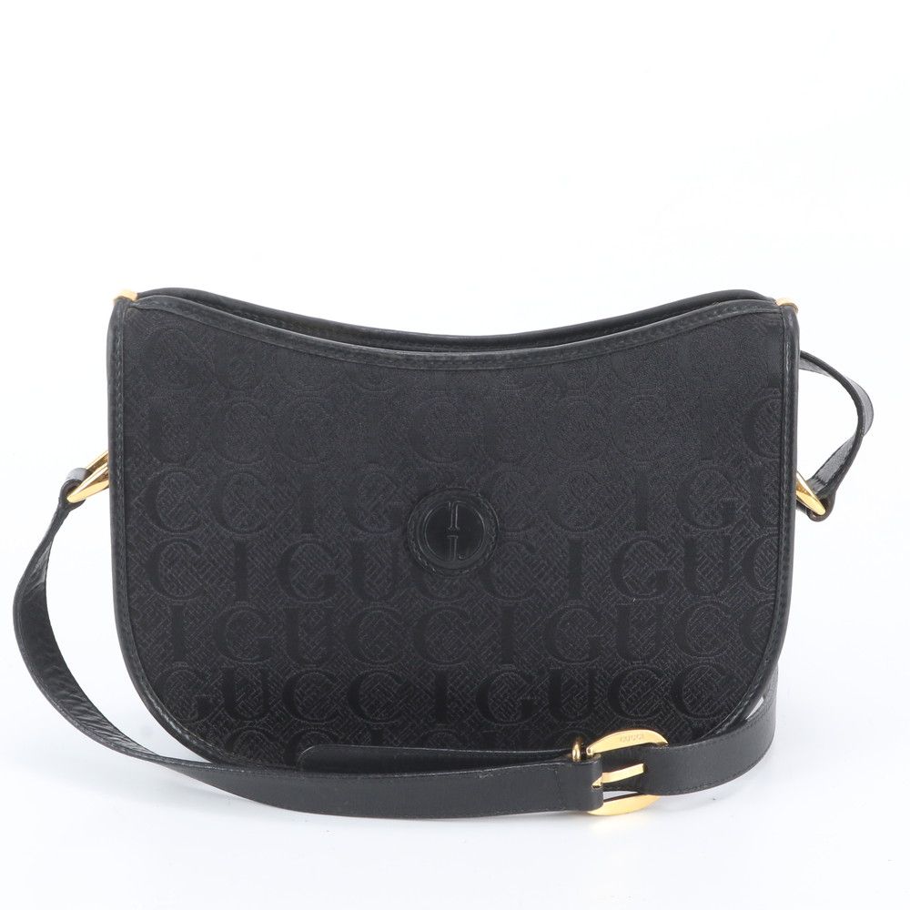 Gucci Vintage Leather Shoulder Bag Crossbody Hand Tote