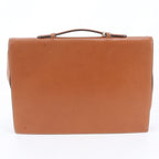 Loewe Anagram Leather 2-Way Business Shoulder Document Briefcase Tote Bag — view 4