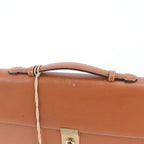 Loewe Anagram Leather 2-Way Business Shoulder Document Briefcase Tote Bag — view 2
