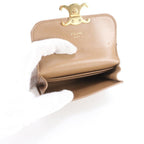Celine Card Holder Leather Case with Triomphe Flap Business — view 6
