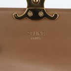Celine Card Holder Leather Case with Triomphe Flap Business — view 7