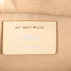 Fendi Petit Leather Handbag Tote Brown — view 8