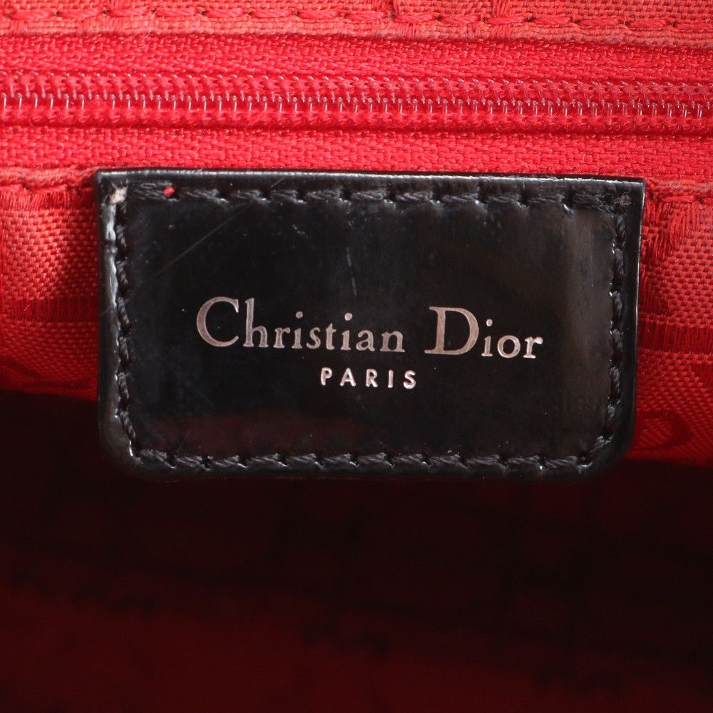 Dior Cannage Lady Leather 2-Way Shoulder Bag Crossbody — view 8