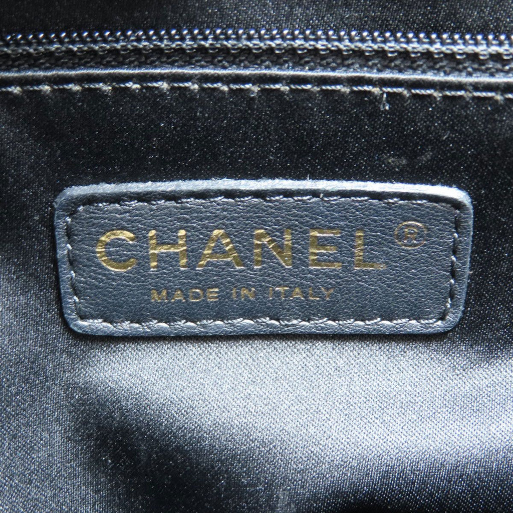 Chanel Grand Shopping Tote Bag Gold Grained Calfskin — view 6