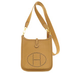 Hermes Evelyne TPM Chai Gold Shoulder Bag Taurillon