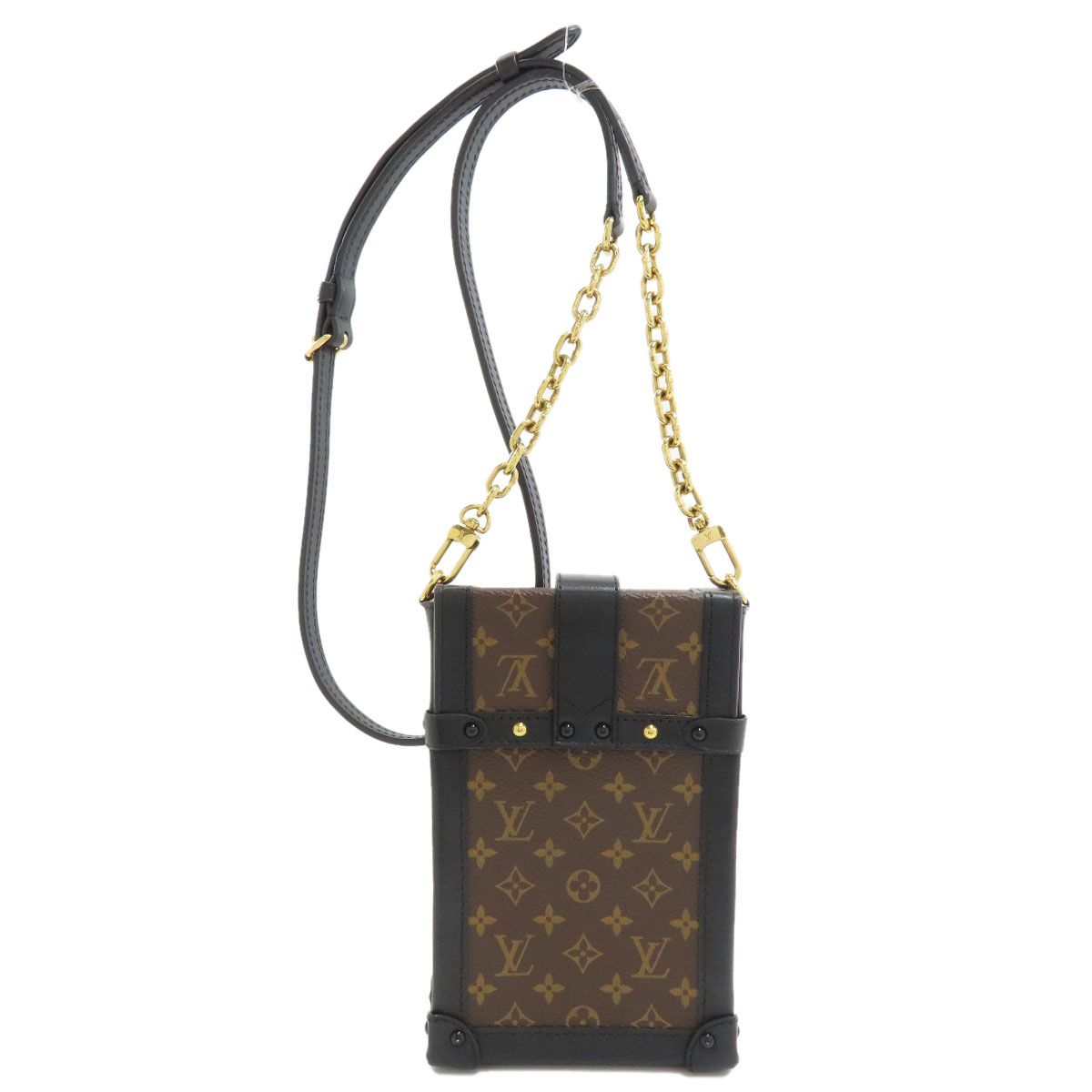 Louis Vuitton Pochette Trunk Vertical Shoulder Bag Monogram Canvas — view 2