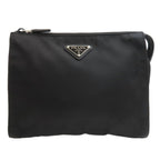 Prada Logo Pouch Nylon
