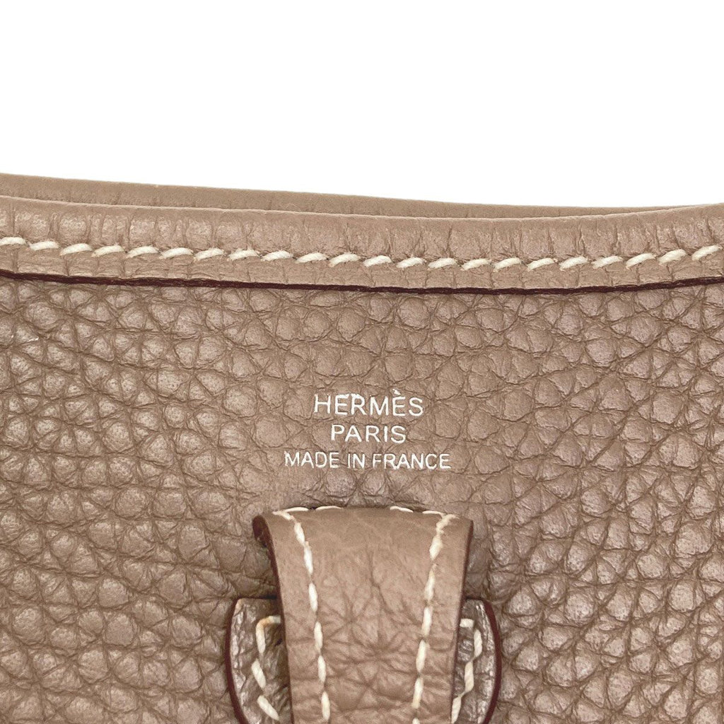 Hermes Evelyne TPM Etop Silver Shoulder Bag Taurillon — view 6