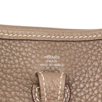 Hermes Evelyne TPM Etop Silver Shoulder Bag Taurillon — view 6