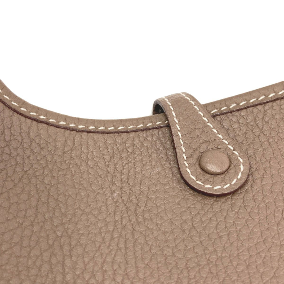 Hermes Evelyne TPM Etop Silver Shoulder Bag Taurillon — view 8