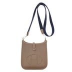 Hermes Evelyne TPM Etop Silver Shoulder Bag Taurillon