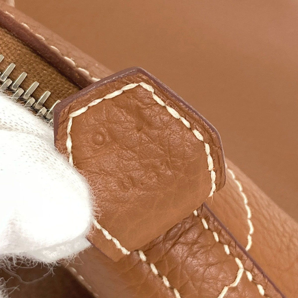 Hermes Bolide 35 Gold Silver Handbag Togo — view 7