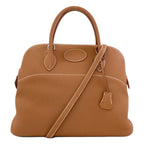 Hermes Bolide 35 Gold Silver Handbag Togo