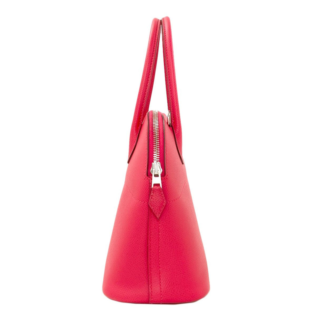Hermes Bolide 27 Rose Silver Handbag Epsom — view 3
