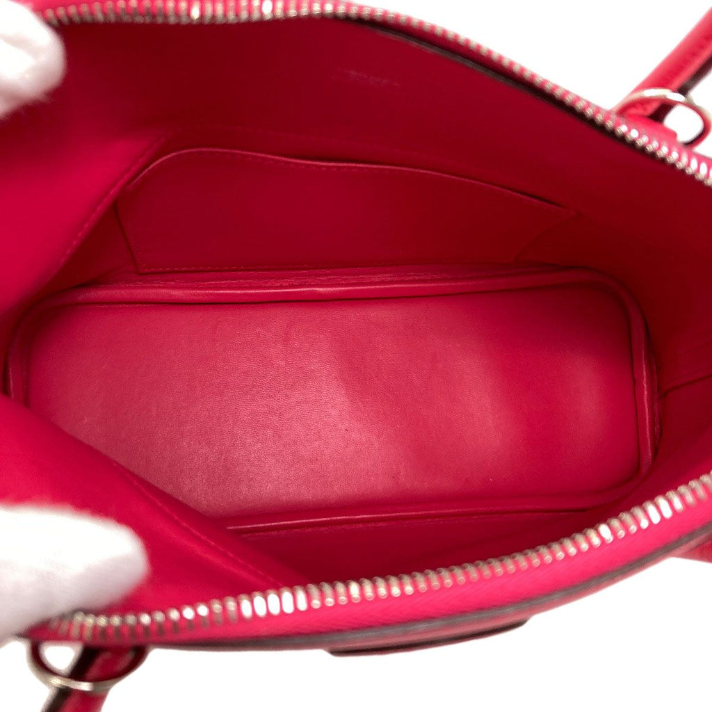 Hermes Bolide 27 Rose Silver Handbag Epsom — view 5