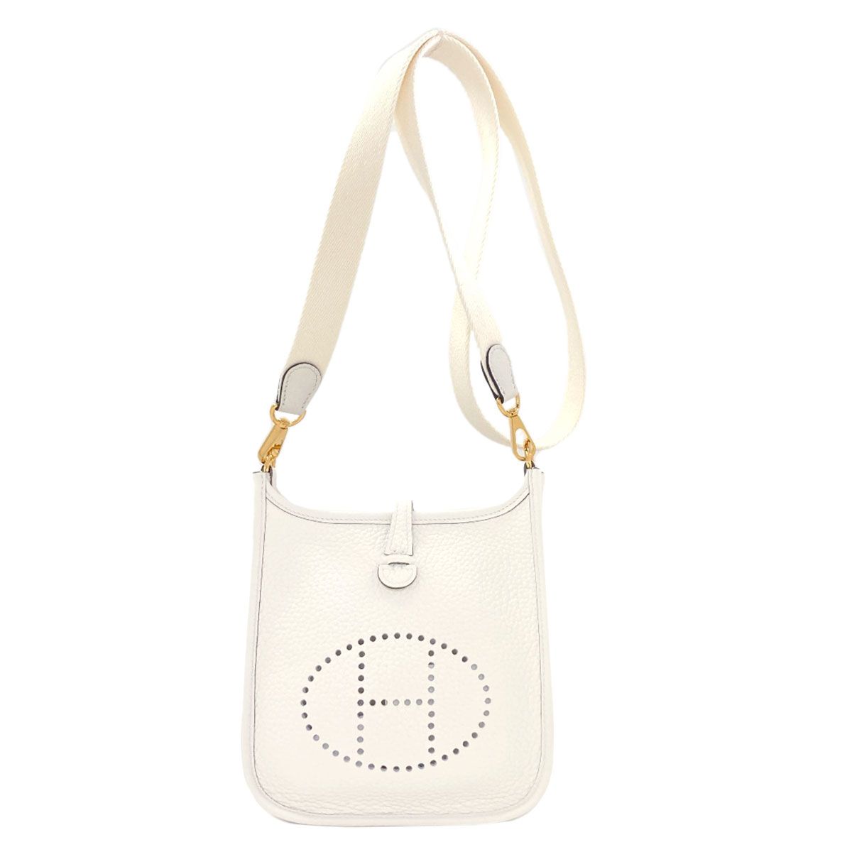 Hermes Evelyne TPM Gold Shoulder Bag Taurillon