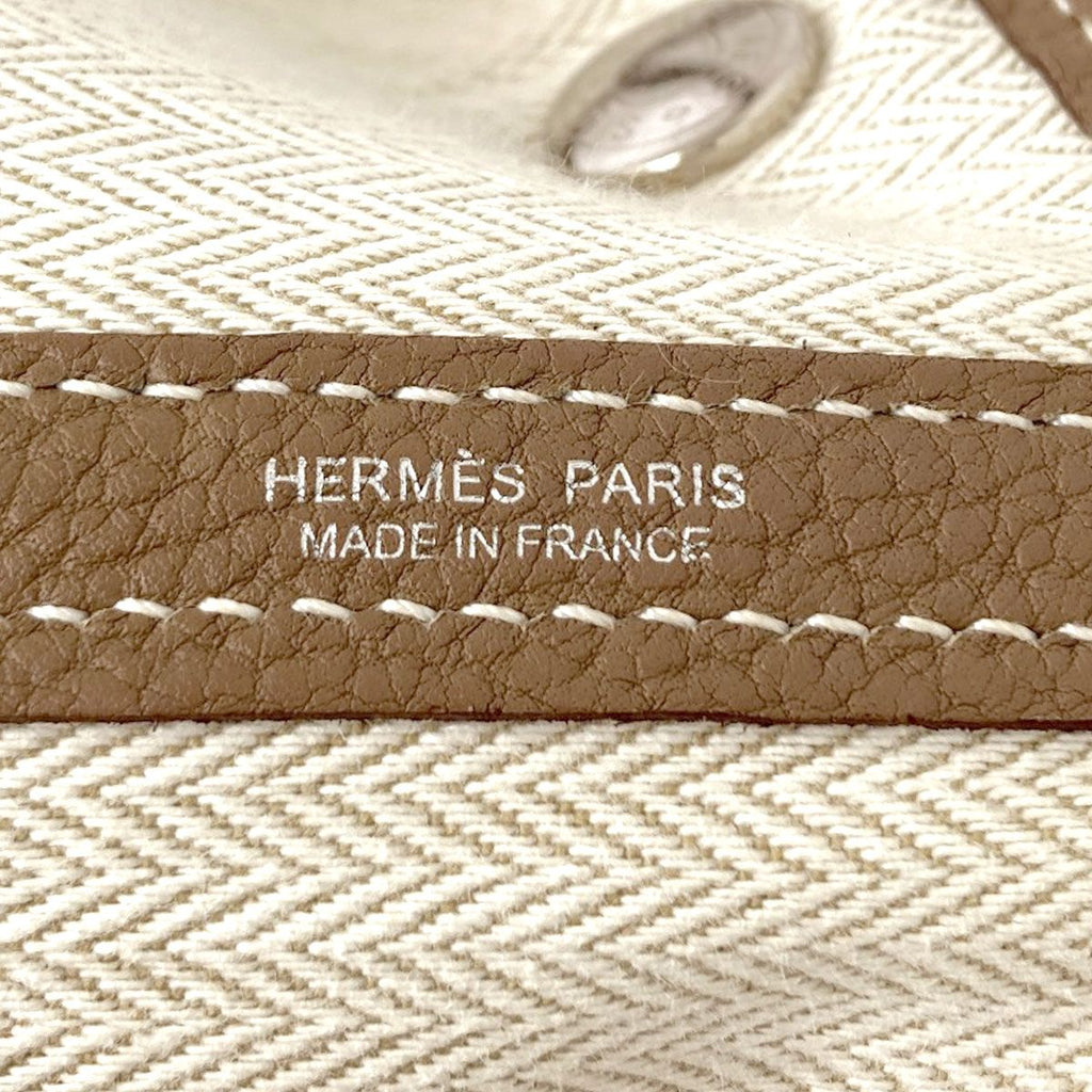 Hermes Garden Party PM Etop Silver Tote Bag Negotiating — view 6