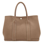 Hermes Garden Party PM Etop Silver Tote Bag Negotiating