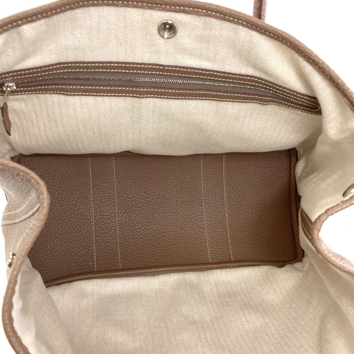 Hermes Garden Party PM Etop Silver Tote Bag Negotiating — view 5