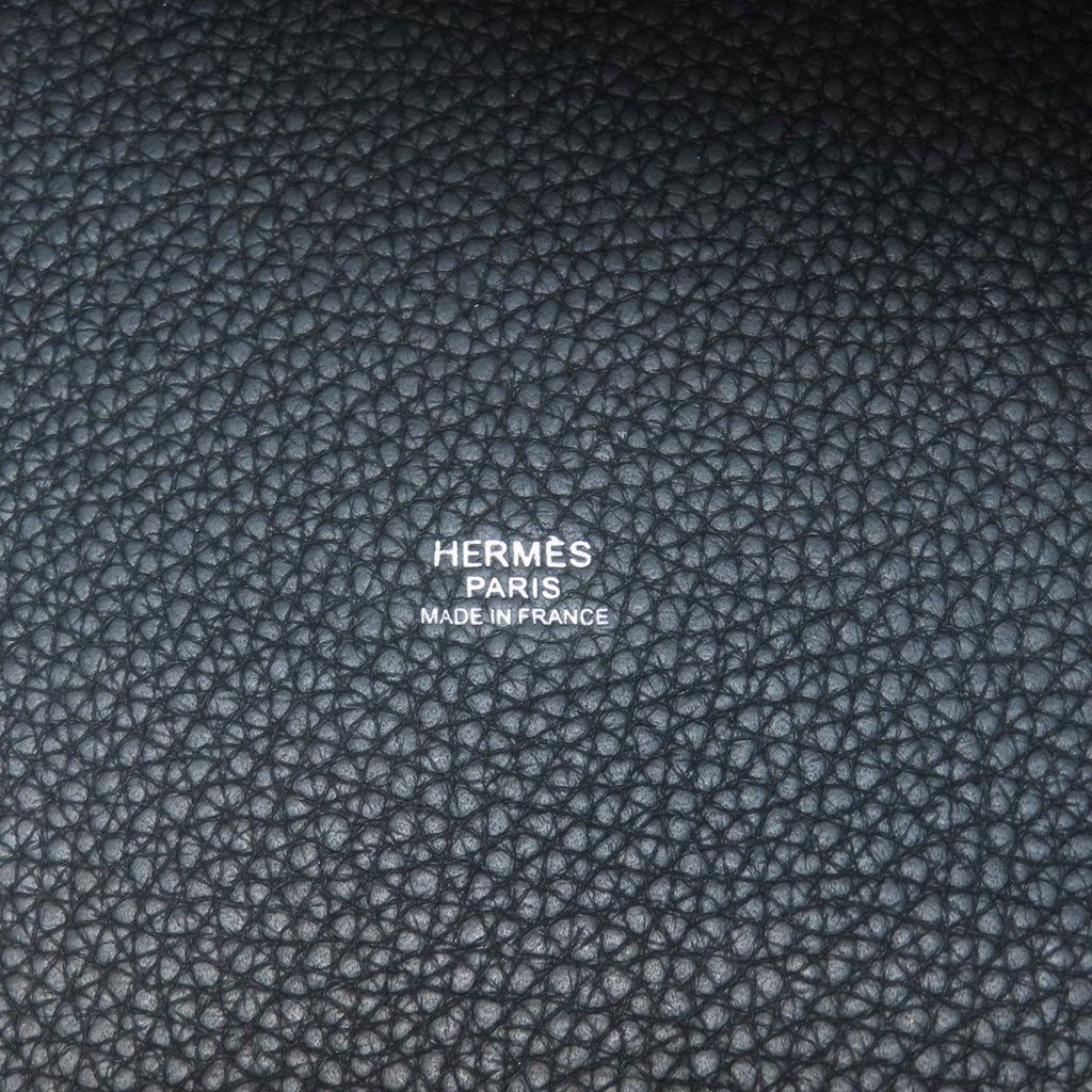 Hermes Picotin Lock MM Silver Handbag Taurillon — view 6
