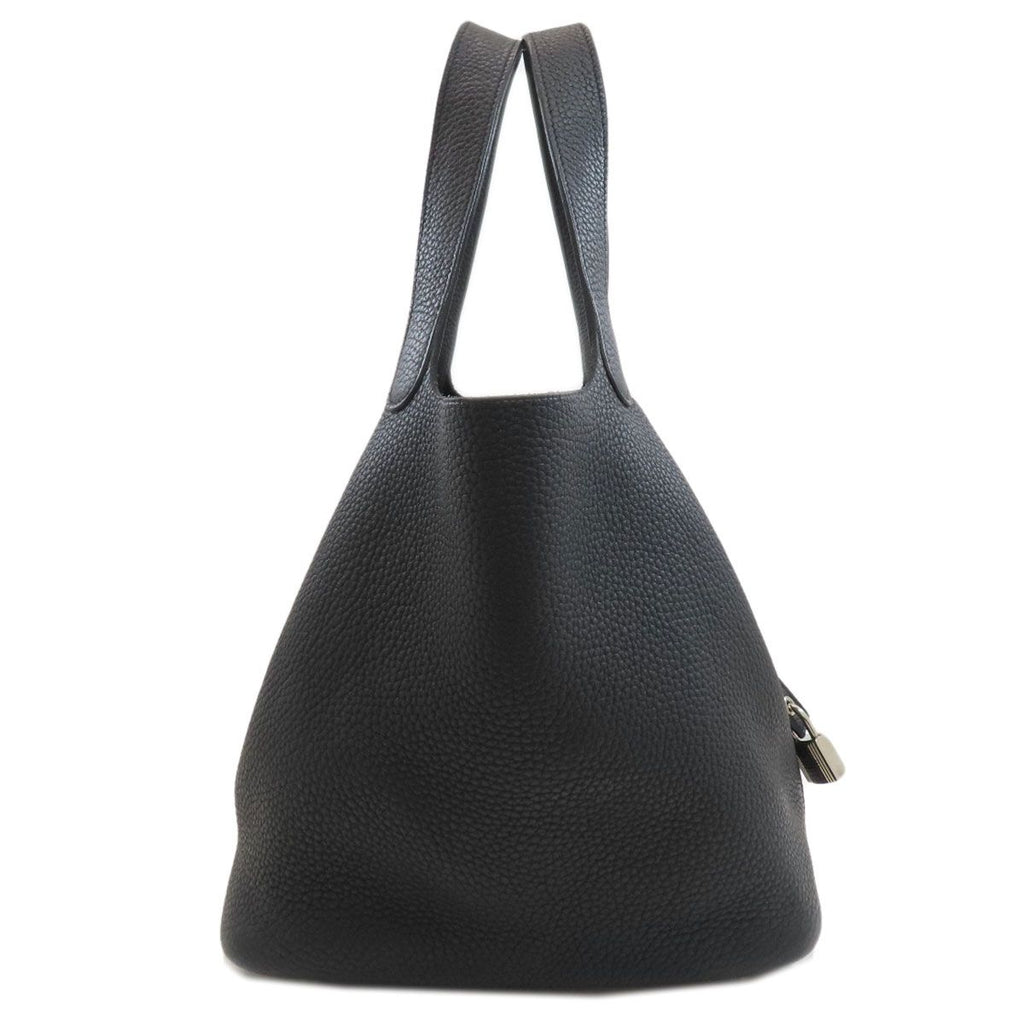 Hermes Picotin Lock MM Silver Handbag Taurillon — view 3