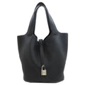 Hermes Picotin Lock MM Silver Handbag Taurillon
